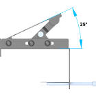 Multibrackets 0154 M Pro Series - Camera Shelf Tilt & Clamp product image