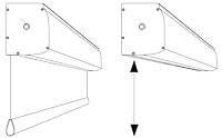 Screen International MJR400X400 223" (5.66m)
 square aspect ratio projection screen product image