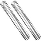 Unicol 1000x2 2×1000mm mild steel chrome finished column for trolleys and floor stands (Available in Chrome or Stainless Steel, Drilled and Undrilled)