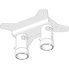 Unicol AP8 Twin Column Ceiling Plate with 150 Centres, Max Load 200kg product image