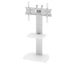 Unicol AVHP Avecta  designer high level Monitor Plinth stand finished in white product image