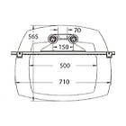 Unicol AVHP Avecta  designer high level Monitor Plinth stand product image