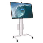 Unicol AVHT Avecta Height Adjustable Monitor Trolley finished in white product image