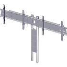 Unicol M2X1 Twin Monitor Mast for AVR Media Cabinets finished in silver product image