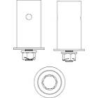 Unicol MSP1X3 3 × Bolt On Peg for Unicol Gantry Mounts product image