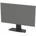 Unicol PFT1 Large Format Display Desk Mount for 40–70 inch monitors Top View product image