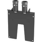 Unicol PS123030 Twin Column Suspension Adaptor for Pozimount/Xactmatch Wall Mounts (110mm Column Centres; 300mm Mount Centres; Max {calcMaxWeightKG})