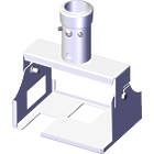 Unicol PSC Bespoke projector cradle for projectors up to 40kg finished in white product image
