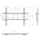 Unicol PZX1 Pozimount Non-tilting Wall Mount for Monitors/TVs product image