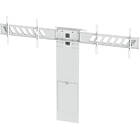 Unicol RFWSH-HD200 Rhobus Heavy Duty Dual Monitor Floor-to-Wall Stand finished in white product image