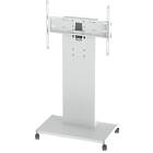 Unicol RH100 Rhobus Trolley/Plinth Stand for Monitors/Touchscreens finished in white product image