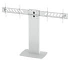Unicol RH200-HDP Rhobus Heavy Duty Dual Monitor Plinth Stand finished in white product image