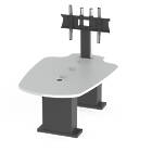 Unicol RHO1 Rhobus Huddle Premium Single Screen Height Adjustable Table product image