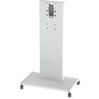 Unicol RHU Rhobus trolley for monitors and interactive displays finished in white product image