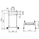 Unicol TCAVT VS1000 Heavy Duty Height adjustable Trolley product image