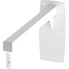 Unicol WB165 Multi-Purpose Wall Bracket Pegged Version finished in white product image