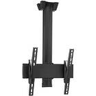 Vogels C0844B TV/Monitor Ceiling Mount  Kit  (Up to 65″/ Max 80kg; VESA 100×100–400×400; 70cm ceiling to screen centre; Black finish)