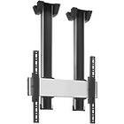 Vogels CD1564S Large TV/Monitor Ceiling Mount  Kit (Over 65″/ Max 160kg; VESA 100×100–650×400; 140cm ceiling to screen centre; Silver finish)