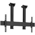 Vogels CD1584B Large TV/Monitor Ceiling Mount  Kit (Over 65″/ Max 160kg; VESA 100×100–800×400; 140cm ceiling to display centre; Black finish)