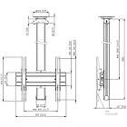 Vogels CT3044B Turning TV/Monitor  Ceiling Mount product image