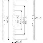 Vogels PFS 3208 Vertical mounting arms for LCD/LED monitors and commercial TV’s product image