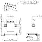 Vogels PFT E7120 Motorised Height Adjustable Monitor/TV Trolley/Stand product image
