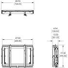 Vogels PFW 6870 Landscape Video wall pop-out module product image