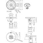 Vogels PUC 1045 Tilt and Turn Ceiling Plate for Vogel's Connect-it Range product image