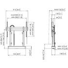 Vogels RISE 2008 (W) Motorised Height Adjustable Monitor/TV Floor-to-Wall Stand product image