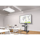 Vogels TD2064B Connect-It Trolley Height Adjustable Monitor Trolley finished in Black product image