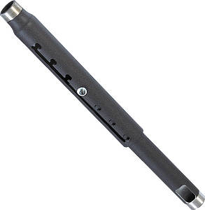12–18″ Adjustable Extension Column finished in black