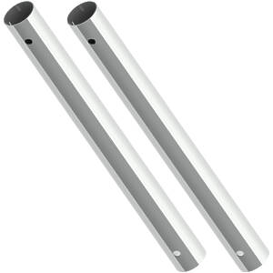 2×1000mm mild steel chrome finished column predrilled for Avecta furniture