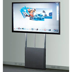 PowaLift Floor-to-Wall Electric Monitor Lift for