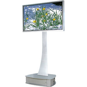 Axia High Level Monitor Plinth Stand with Locking Cabinet