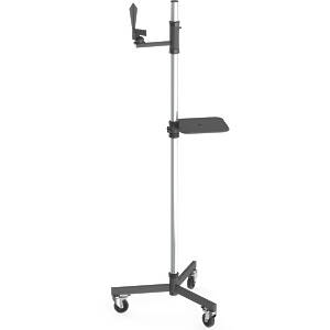 Fixed Single Column Studio Camera Trolley with Shelf