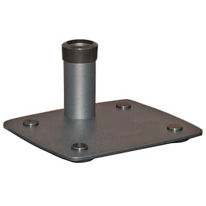29 × 24cm Compact bolt-down base for single column Unicol monitor stand
