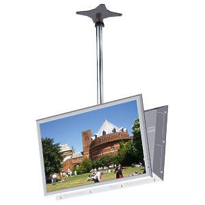 TV/Monitor Back-to-Back Ceiling Mount Kit with 1m Column