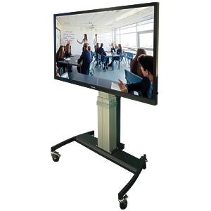 Tableau+ Height and Tilt adjustable Monitor Trolley