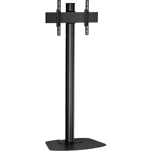 Monitor/TV Plinth Floor Stand with tilt - Black