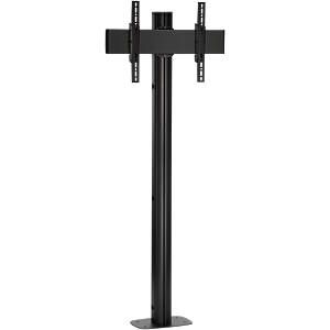 Bolt-down Monitor Floor Stand withTilt - Black
