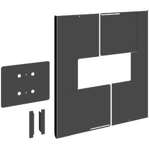 Back Cover for 65–70″ monitors in portrait orientation