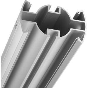 150cm Connect-it Ceiling column finished in silver