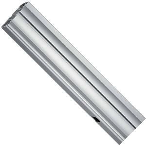200cm Connect-it Floor column finished in silver