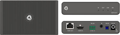 Convert HDMI computer and video signals to twisted pair for transmission over long distancesComponents
