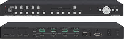 Components that allow a single source image to be divided to create a "Video Wall" using multiple monitors.Components